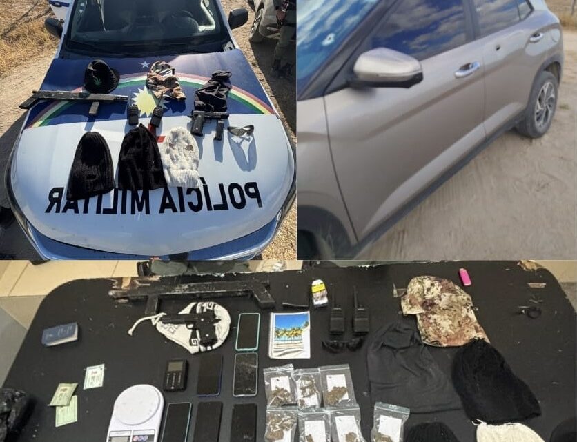 PM recupera veículo e prende suspeitos de roubo