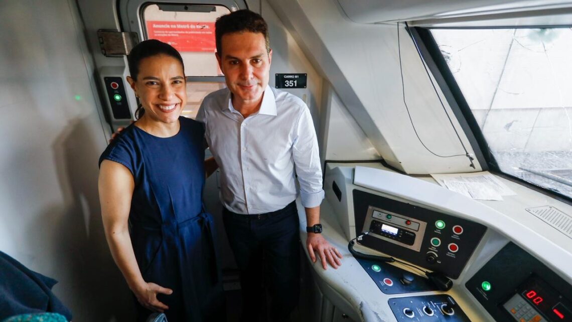 Governadora Raquel Lyra e ministro Jader Filho visitam o Metrô do Recife e asseguram investimentos imediatos de R$ 500 milhões no modal
