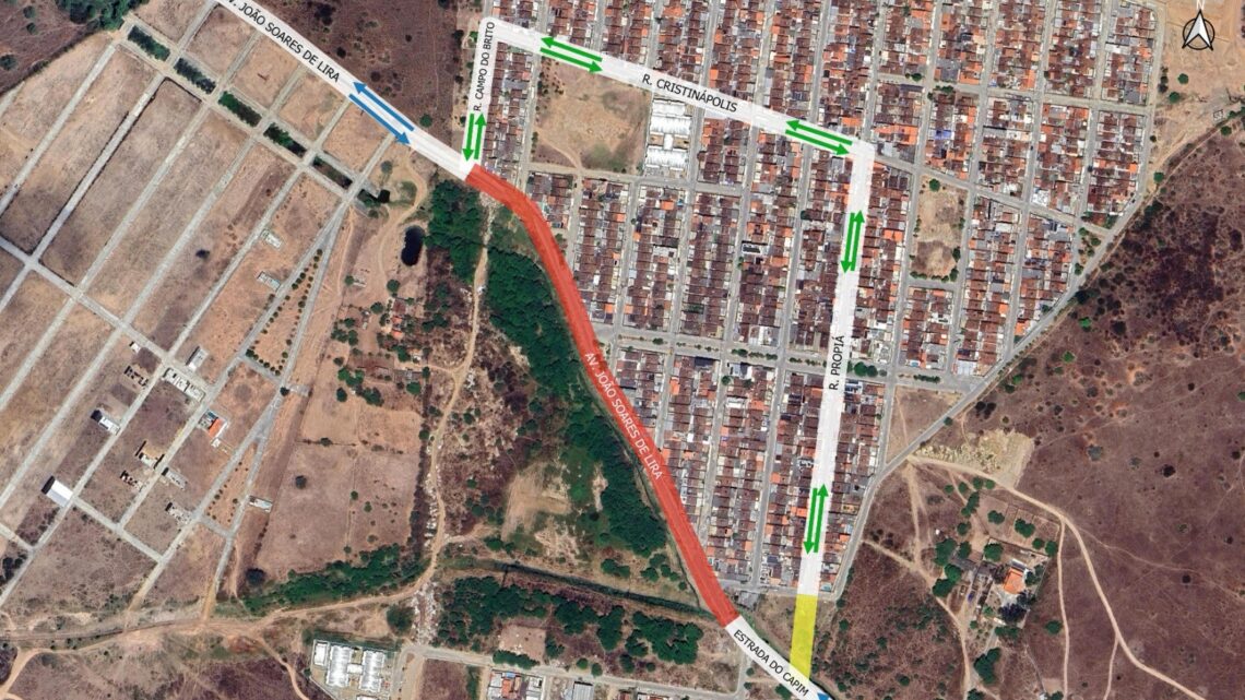 Trecho de avenida será interditado temporariamente em Caruaru