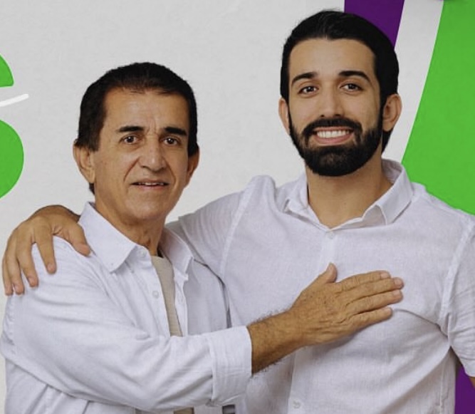 Vereador Hugo Leonardo celebra aniversário de 80 anos do pai, Leonardo Chaves