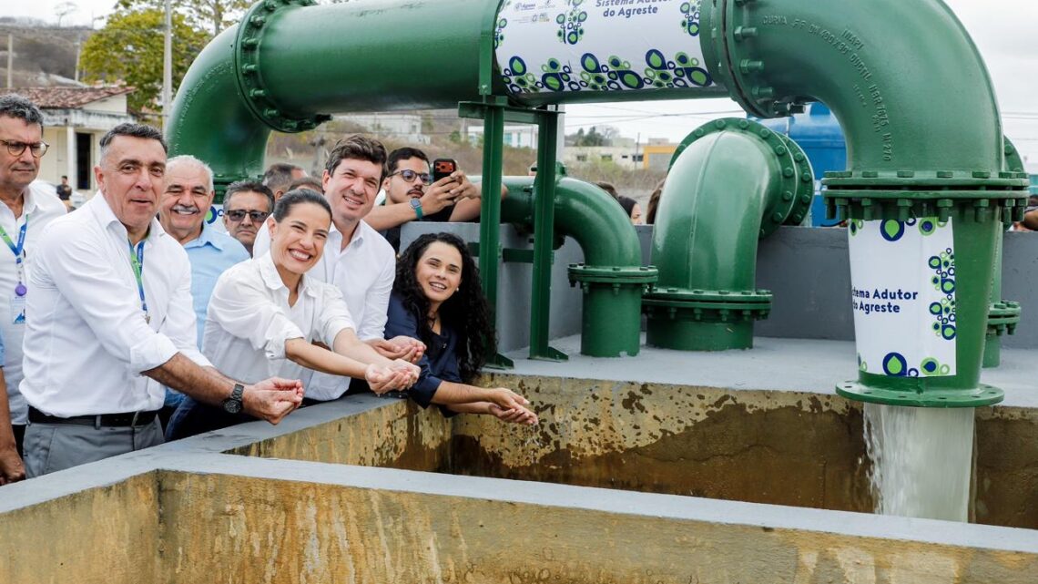 Governadora Raquel Lyra entrega nova etapa da Adutora do Agreste e garante abastecimento diário de água em Bezerros