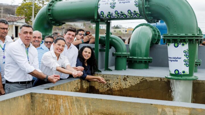 Governadora Raquel Lyra entrega nova etapa da Adutora do Agreste e garante abastecimento diário de água em Bezerros