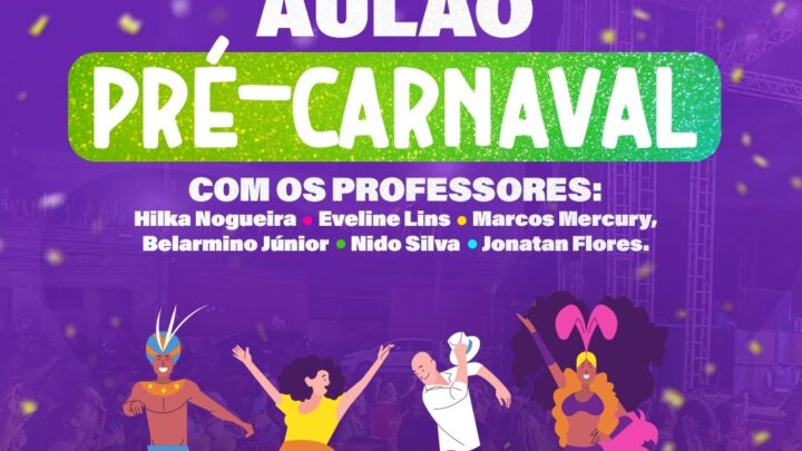 Aulão de Dança Pré-Carnaval promove saúde, bem-estar e alegria em Caruaru nesta terça (10)
