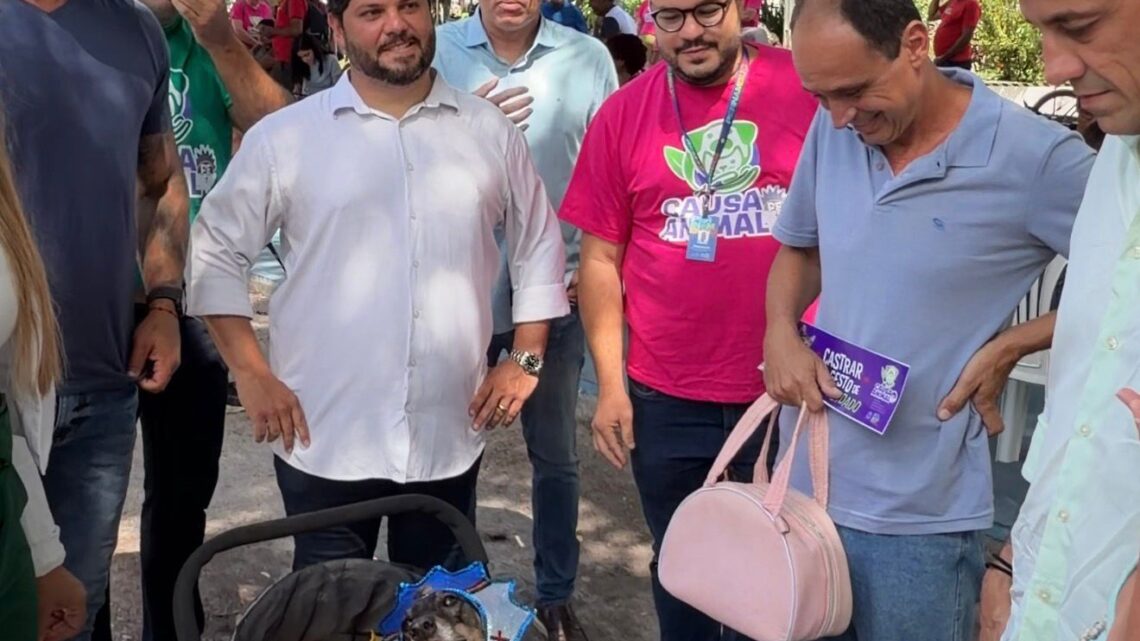 Anderson Correia participa de lançamento da campanha estadual de castração solicitada por seu mandato ao Estado