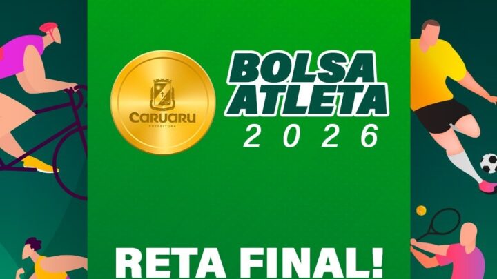 Últimos dias: Inscrições para o Bolsa Atleta 2026 em Caruaru encerram neste domingo (22)