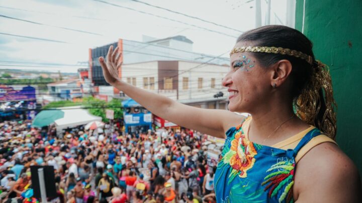 Governadora Raquel Lyra percorre Pernambuco durante o Carnaval 2026