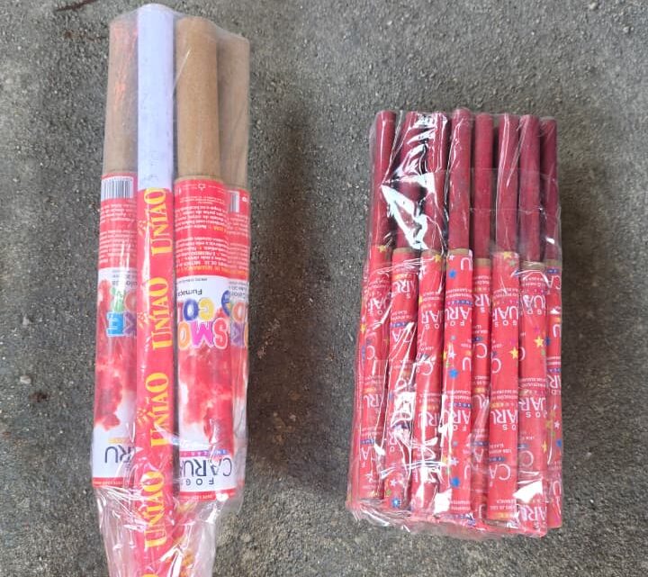 PM apreende artefatos pirotécnicos durante vistoria no Estádio dos Aflitos