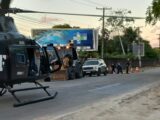 Homem é atropelado por retroescavadeira e resgatado de helicóptero
