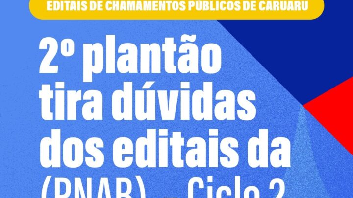 Caruaru avança no suporte à Política Nacional Aldir Blanc com 2º plantão tira dúvidas