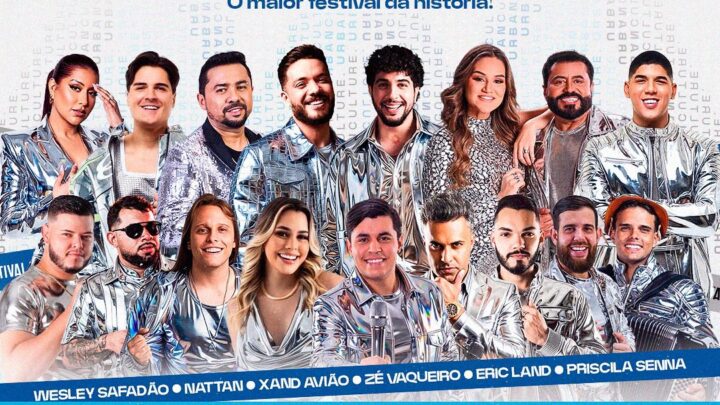 Com Safadão, Nattan e Xand Avião, prefeito Sérgio Colin divulga a maior grade da história do Festival do Jeans