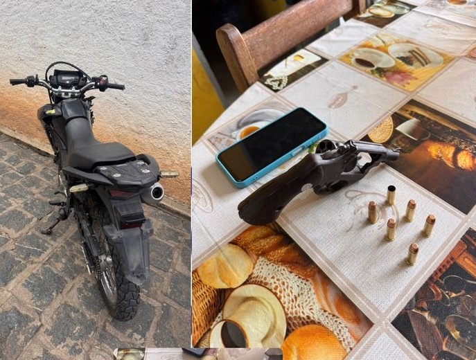 PM detém suspeito e recupera motocicleta roubada em Bonito
