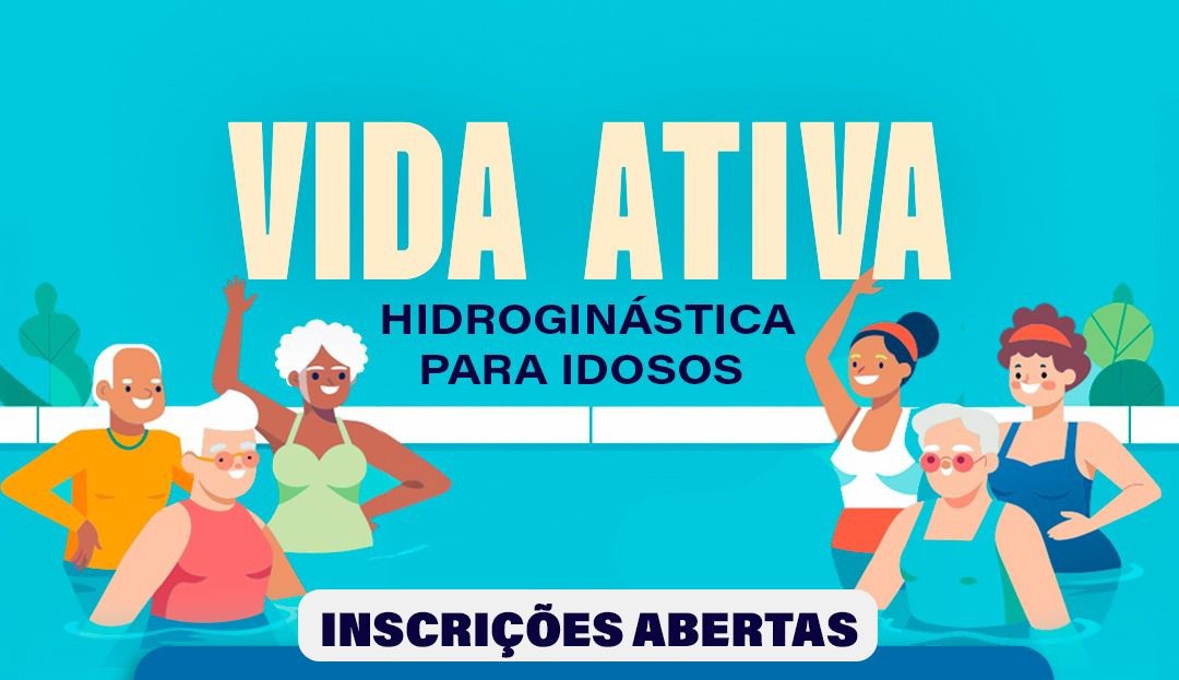 Aulas gratuitas de hidroginástica para o público 60+ têm inscrições abertas em Caruaru