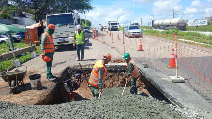 Interdição na BR-232 em Caruaru desvia trânsito no sentido Interior por até 8 dias