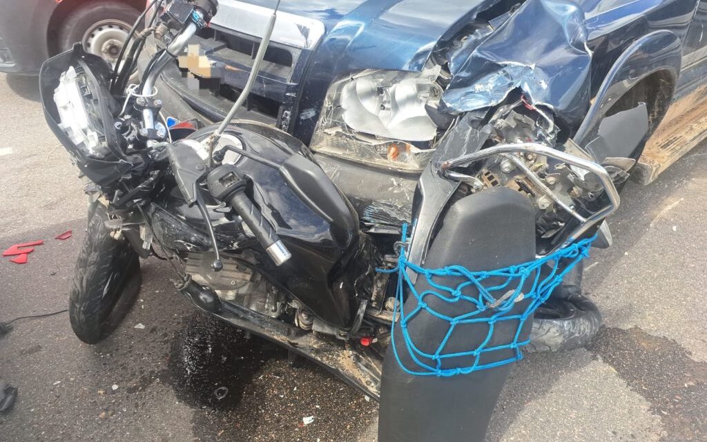 Motociclista é arremessado durante colisão, cai de viaduto e morre na BR-232