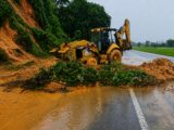 Veja as ocorrências nas rodovias durante fortes chuvas em Pernambuco