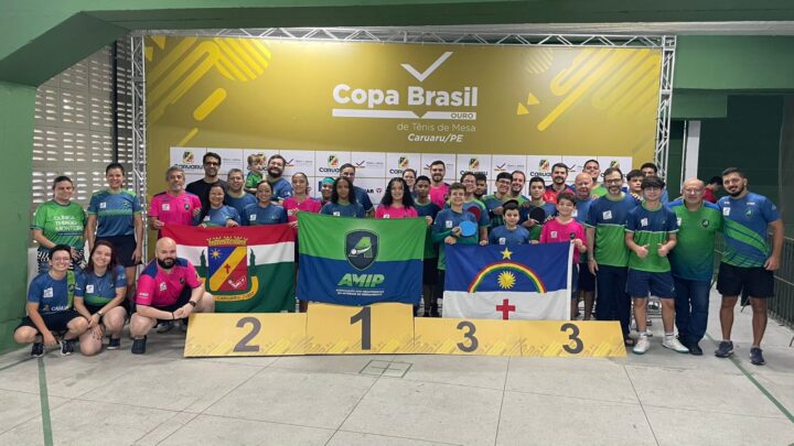 Amip Tênis de Mesa destaque na Copa Brasil Caruaru de Tênis de Mesa 2026