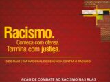 13 DE MAIO: MPPE mobiliza estudantes para ações educativas em cinco cidades no Dia Nacional de Denúncia contra o Racismo