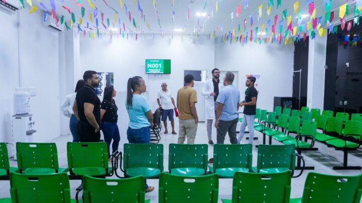 Prefeito Rodrigo Pinheiro entrega, no Caiucá, nova UBS e farmácia requalificada