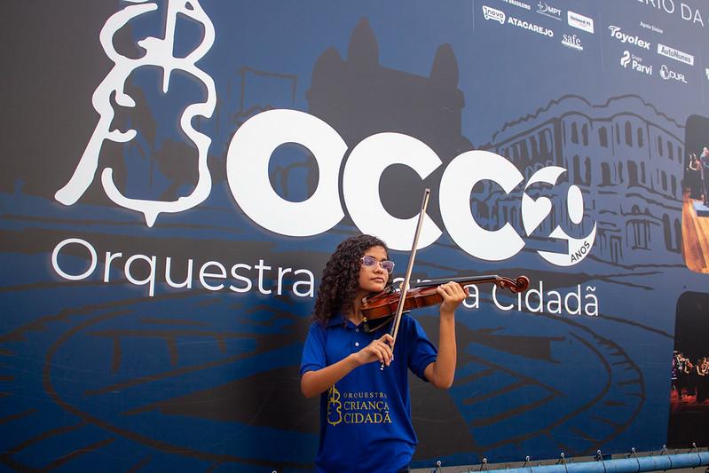 Aluna da Orquestra Criança Cidadã é selecionada para intercâmbio internacional no Canadá
