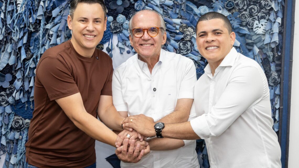 Prefeito Sérgio Colin recebe senador Fernando Dueire em Toritama e garante R$ 1 milhão para construção do novo Hospital Municipal