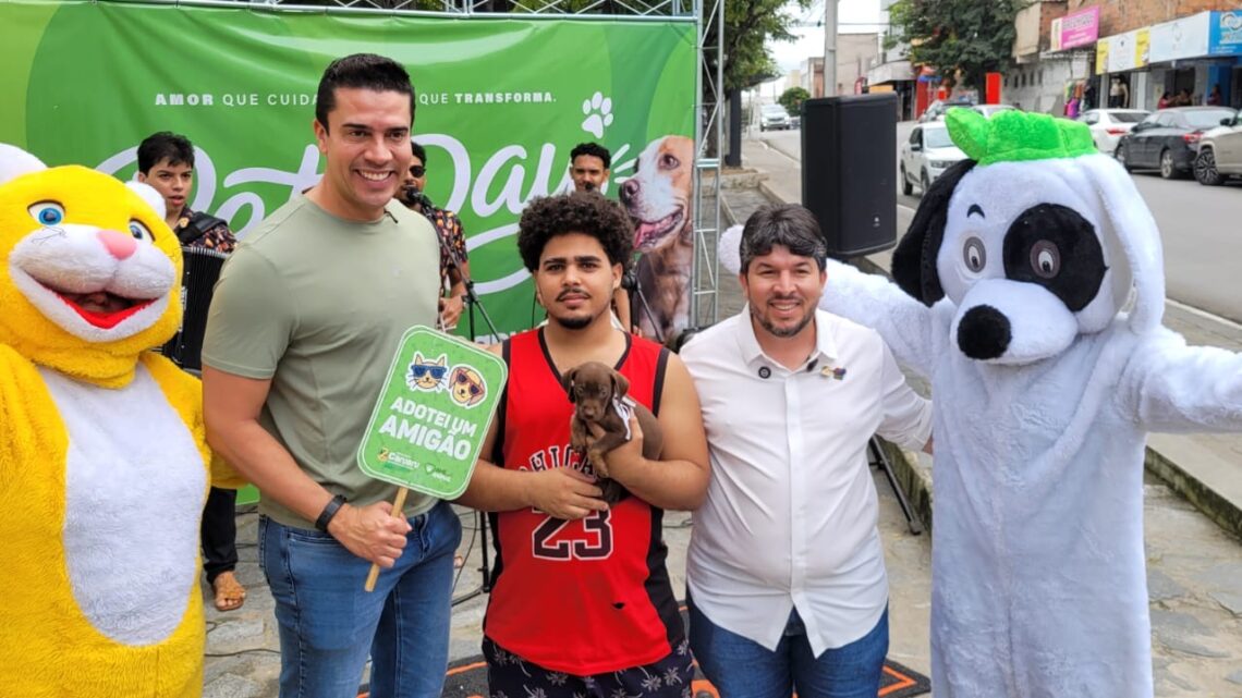 Fagner dos Animais comemora sucesso do Pet Day no Salgado