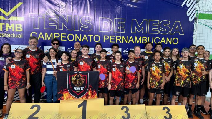 Associação Fênix TT conquista 12 medalhas no Campeonato Pernambucano de Tênis de Mesa