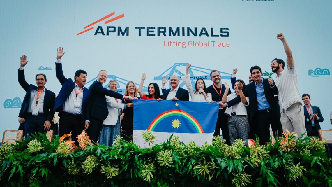 Governadora Raquel Lyra inaugura primeiro terminal de contêineres 100% eletrificado da América Latina em Suape e reforça posição de Pernambuco como hub logístico