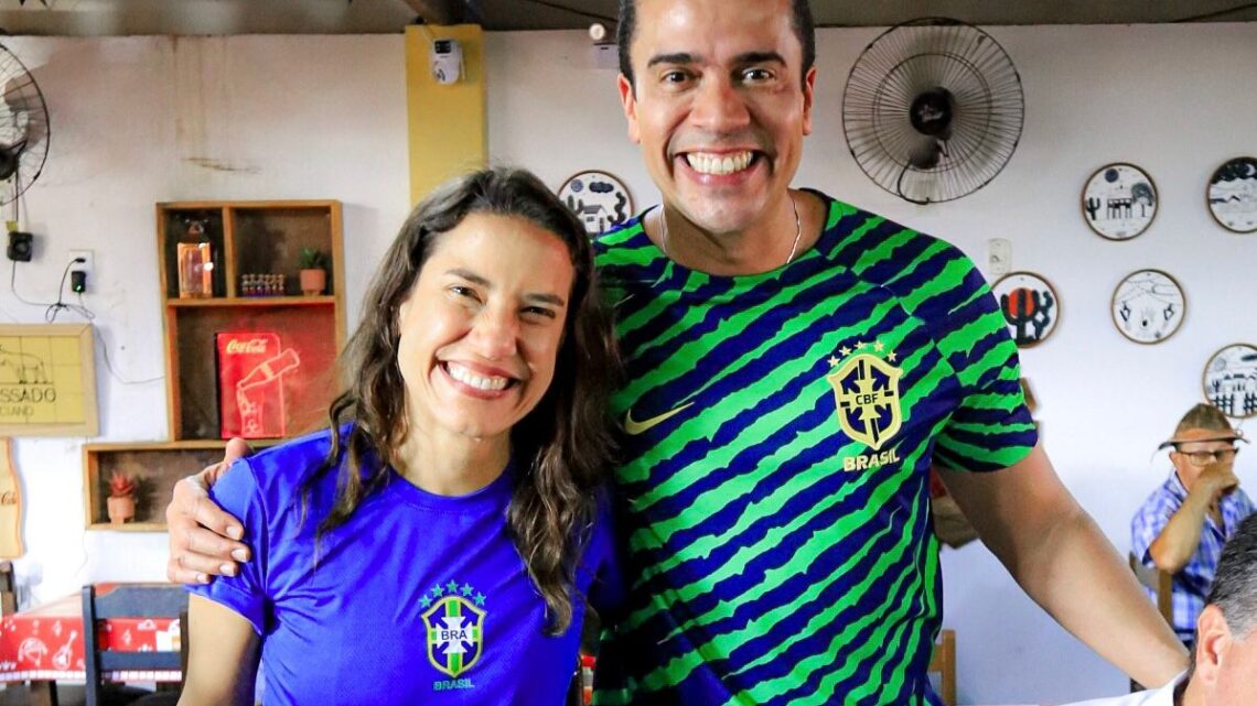 Em clima de festa, Rodrigo Pinheiro recebe governadora Raquel Lyra no Alto do Moura