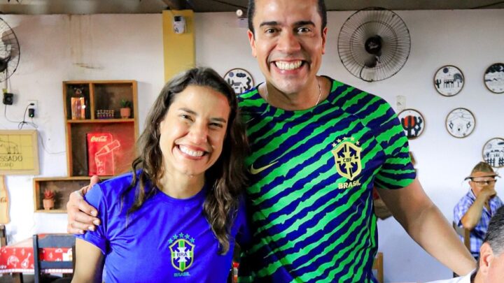 Em clima de festa, Rodrigo Pinheiro recebe governadora Raquel Lyra no Alto do Moura