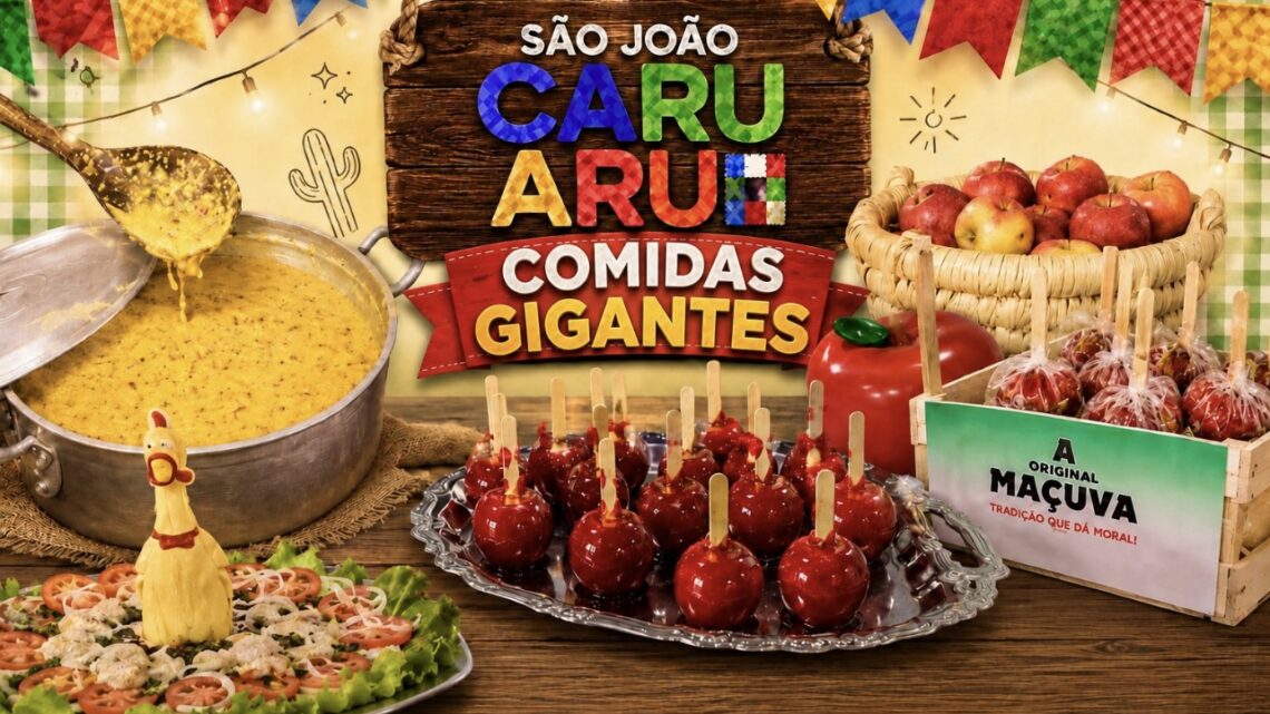 Pela Jegue, Maçã do Amor e 40 com Galinha são as Comidas Gigantes desta quinta-feira