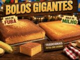 Comidas Gigantes: Bolo de Fubá e Bolo de Milho no São João de Caruaru nesta quarta-feira (17)