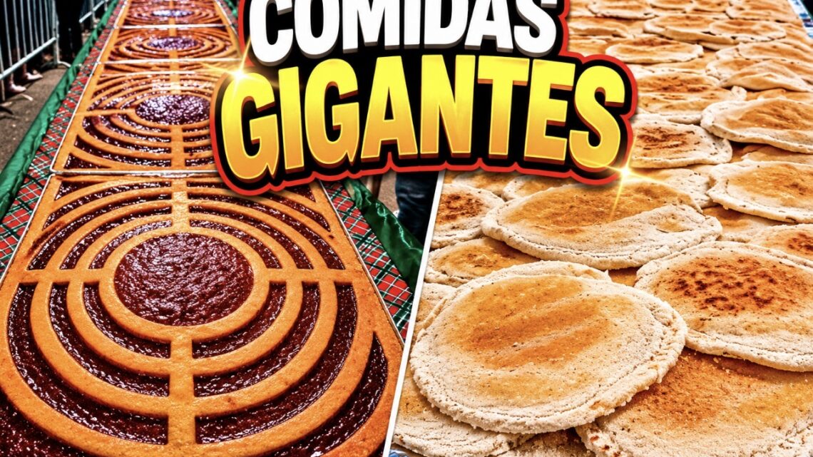Comidas Gigantes: Broa de Milho e Beiju no São João de Caruaru neste sábado (20)