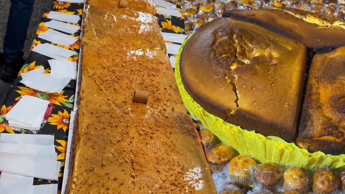 Comidas Gigantes: Bolo de Paçoca e Bolo de Saia no São João de Caruaru, nesta quinta-feira (18)