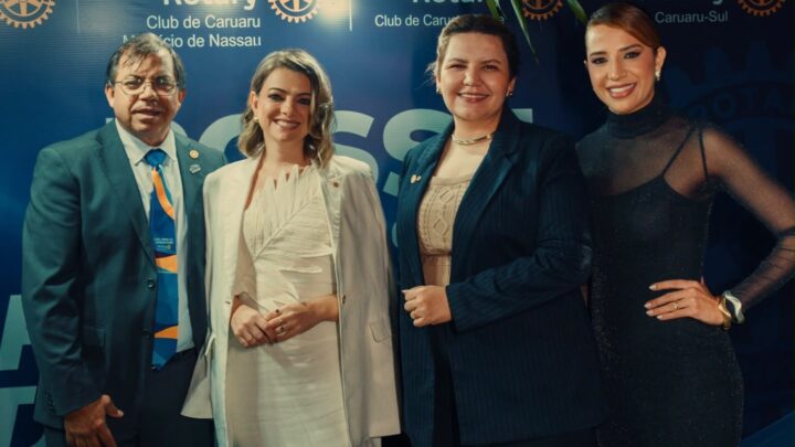 Posse conjunta dos Rotary Clubs de Caruaru marca início do novo ano rotário e registra momento histórico com liderança feminina
