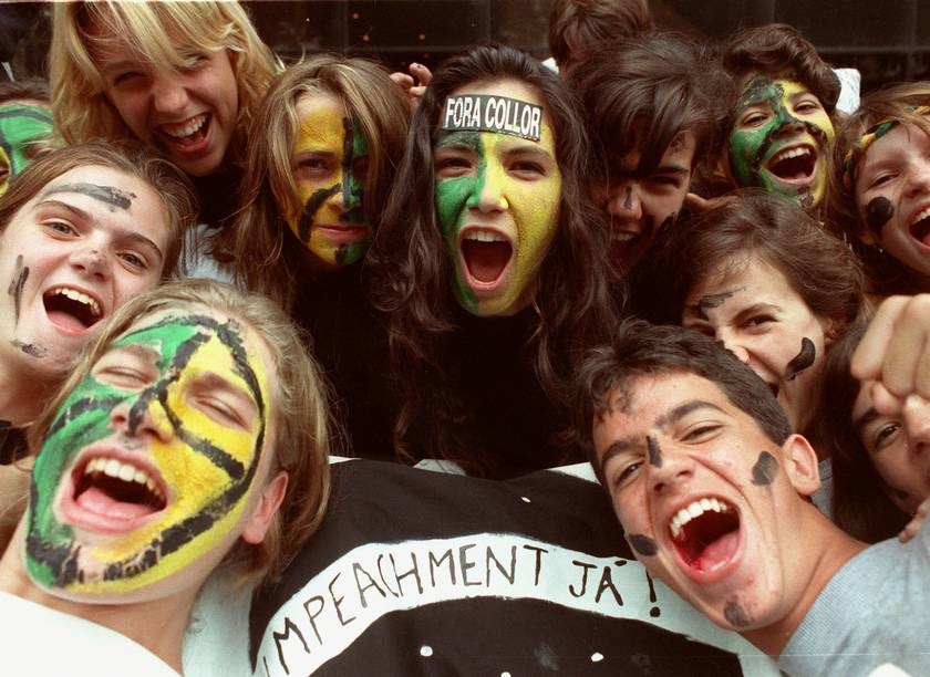 O país dos “Caras-Pintadas” virou o país dos espectadores?