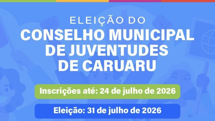 Inscrições para eleição do Conselho Municipal de Juventudes de Caruaru seguem até sexta-feira (24)