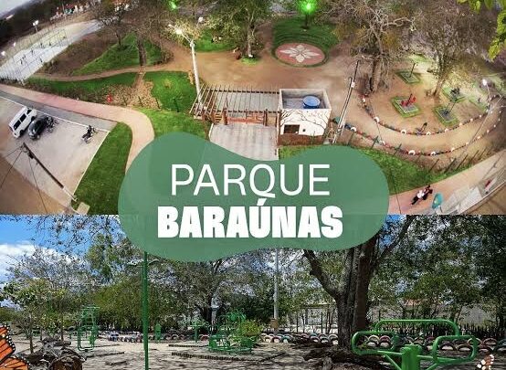 Parque Municipal Baraúnas está fechado para serviços de manutenção