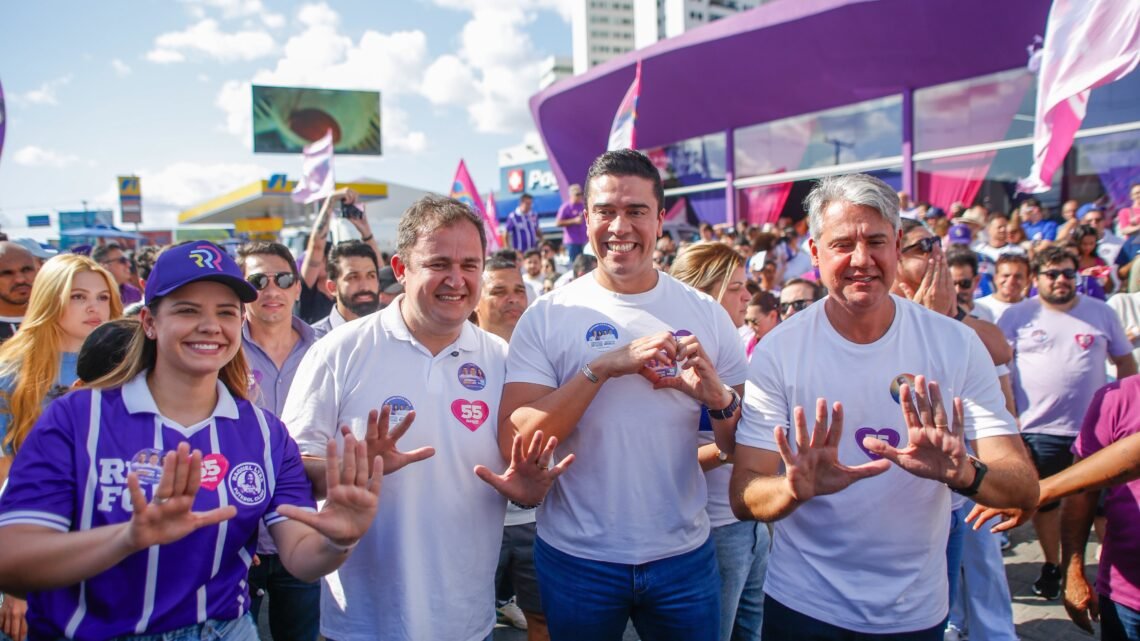 Anderson Luiz é destaque em ato político com Raquel Lyra, Rodrigo Pinheiro e Fernando Monteiro e inicia caminhada rumo à Alepe