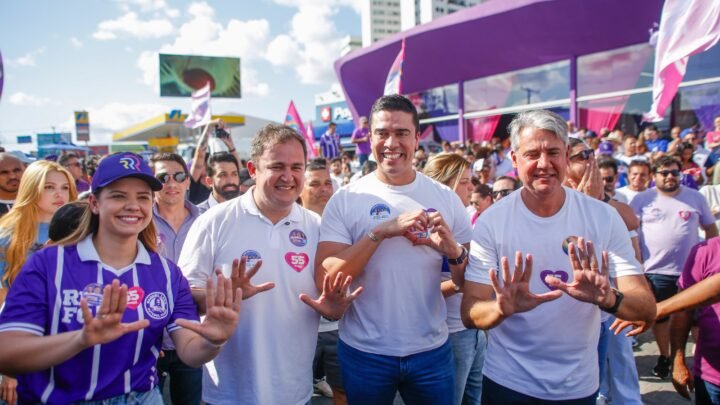 Anderson Luiz é destaque em ato político com Raquel Lyra, Rodrigo Pinheiro e Fernando Monteiro e inicia caminhada rumo à Alepe
