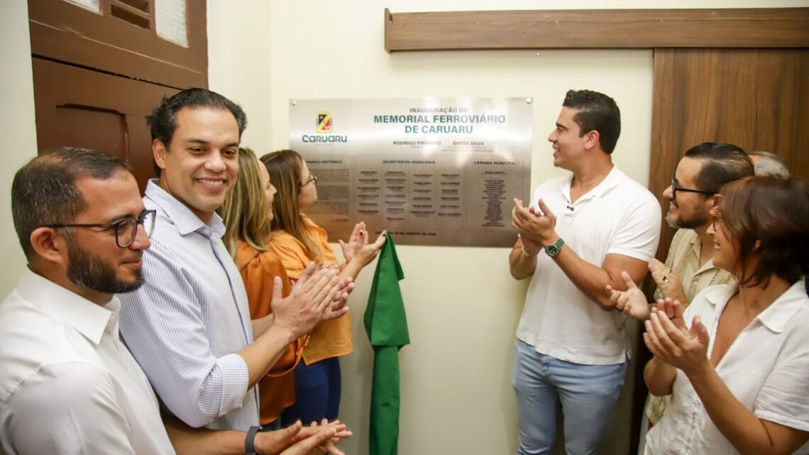 Prefeitura Rodrigo Pinheiro inaugura Memorial Ferroviário em Caruaru