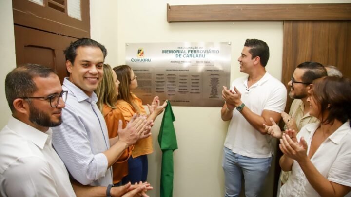 Prefeitura Rodrigo Pinheiro inaugura Memorial Ferroviário em Caruaru