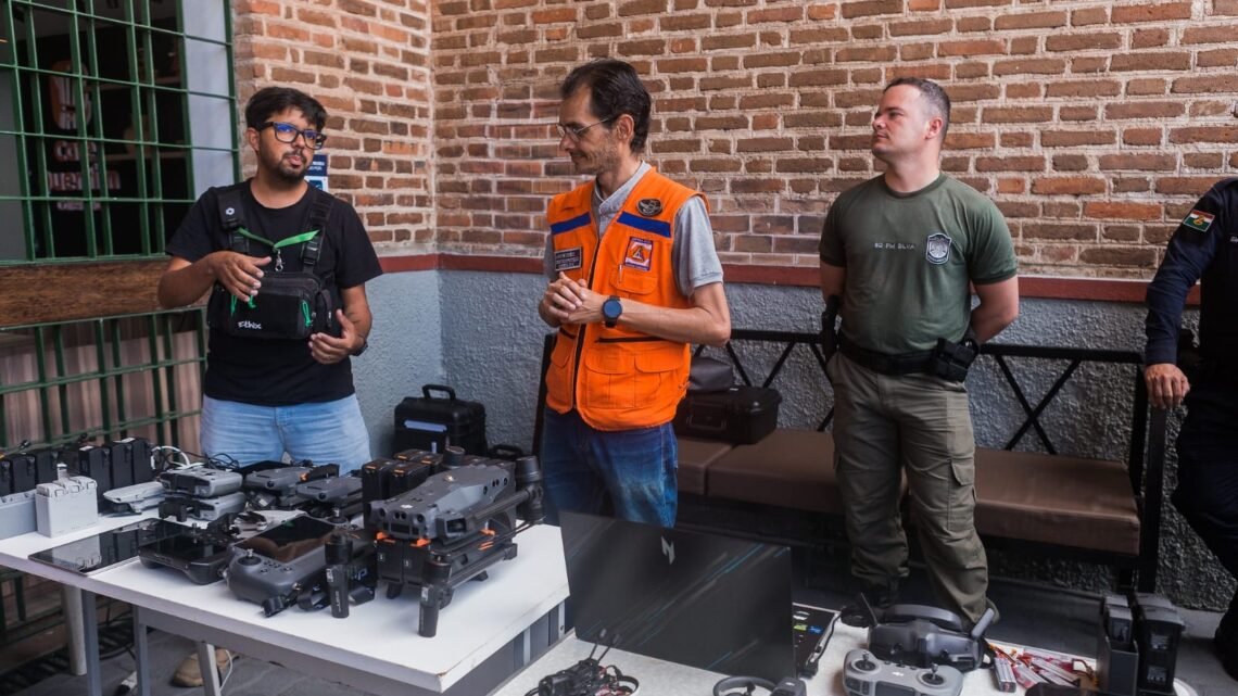 Forças de segurança são capacitados para o uso de drones em atividades e monitoramento em Caruaru