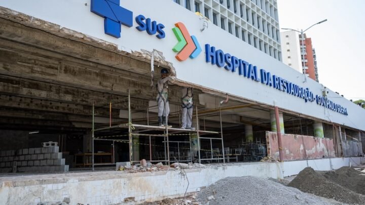 Governo de Pernambuco realiza obras estruturadoras para ampliar e modernizar Hospital da Restauração, no Recife