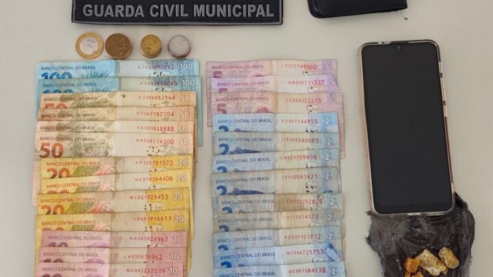 Guarda Municipal de Caruaru apreende droga e dinheiro durante patrulhamento na Feira do Artesanato