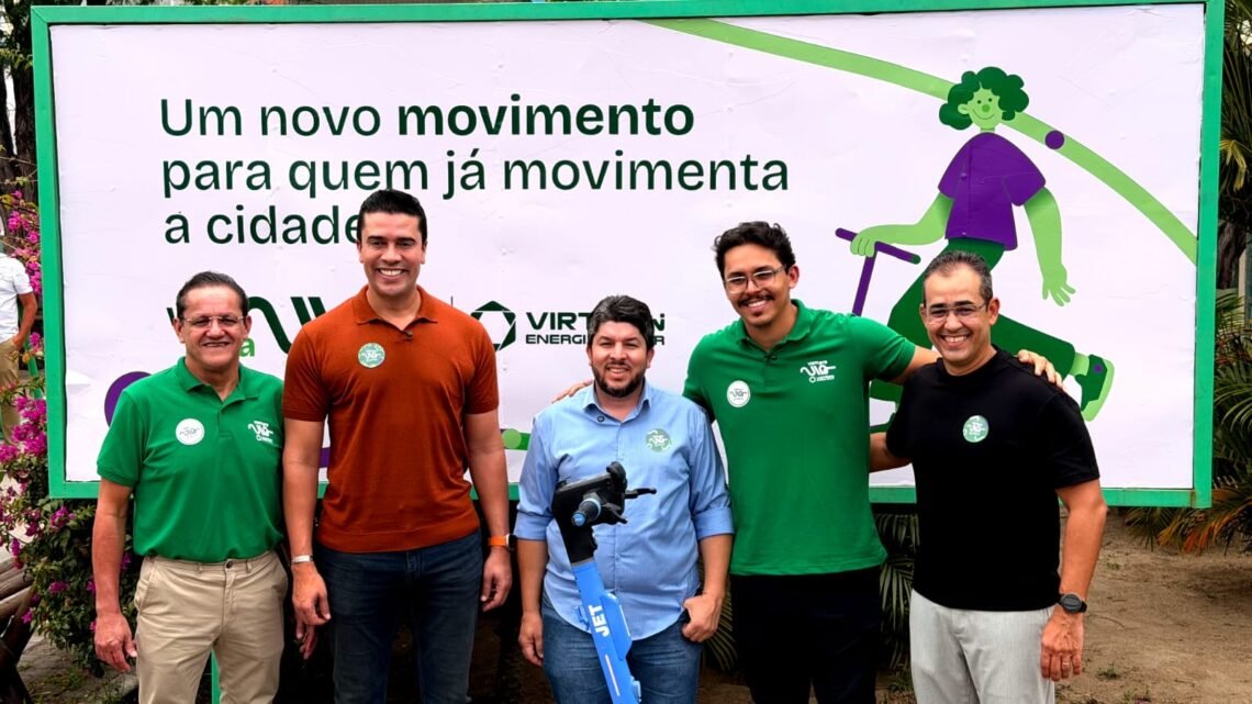 Fagner dos Animais destaca avanço na mobilidade de Caruaru com chegada de patinetes à Via Parque