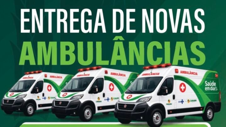 Secretaria de Saúde de Caruaru irá entregar três novas ambulâncias