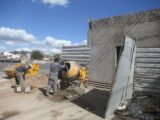 Obras do Estacionamento da Viúva, no Parque 18 de Maio, avançam com a execução da casa de apoio para os motoristas