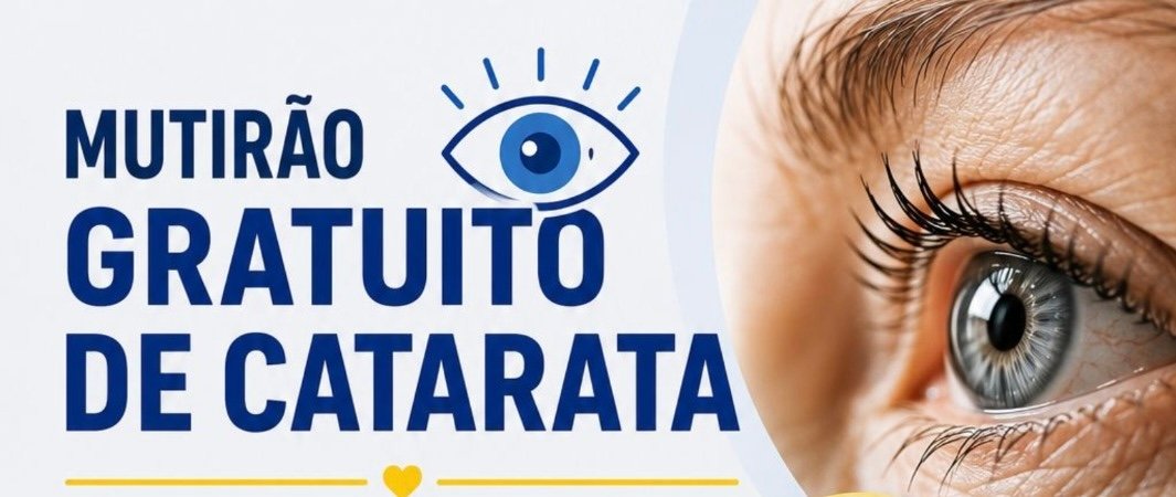 Mutirão gratuito de Catarata será realizado em Caruaru