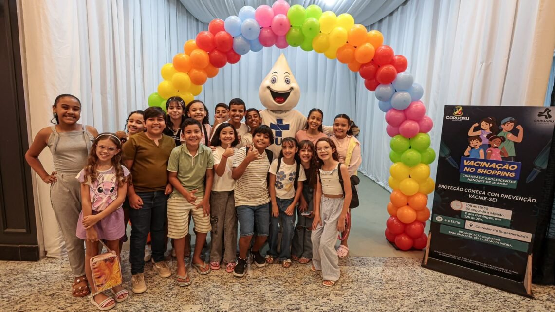 Campanha de vacinação no Caruaru Shopping segue até quinta-feira