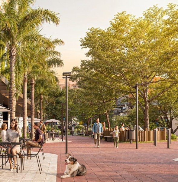 Centro de Caruaru terá um novo espaço para caminhar, descansar, conviver e com pet place e playground